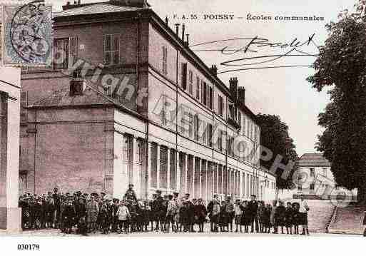 Ville de POISSY, carte postale ancienne