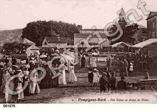 Ville de POMPIGNAN, carte postale ancienne