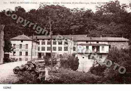 Ville de PONTENROYANS, carte postale ancienne