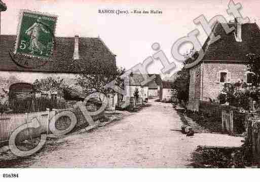 Ville de RAHON, carte postale ancienne