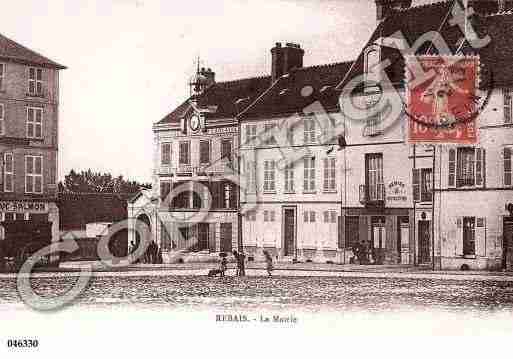 Ville de REBAIS, carte postale ancienne