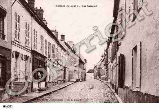 Ville de REBAIS, carte postale ancienne