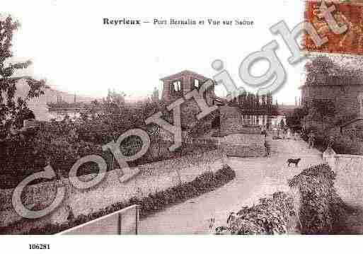 Ville de REYRIEUX, carte postale ancienne