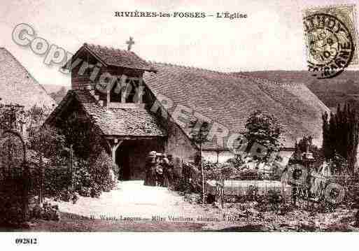 Ville de RIVIERESLESFOSSES, carte postale ancienne