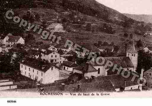 Ville de ROCHESSON, carte postale ancienne