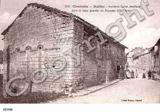 Ville de RUFFEC, carte postale ancienne
