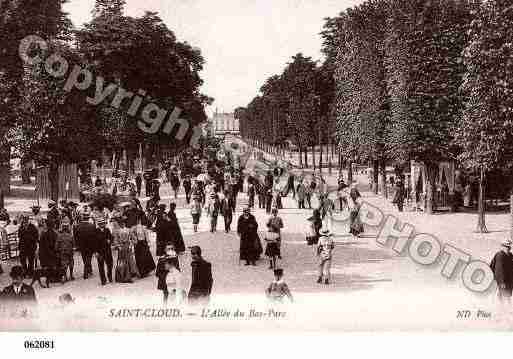 Ville de SAINTCLOUD, carte postale ancienne