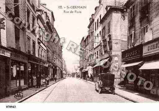 Ville de SAINTGERMAINENLAYE, carte postale ancienne