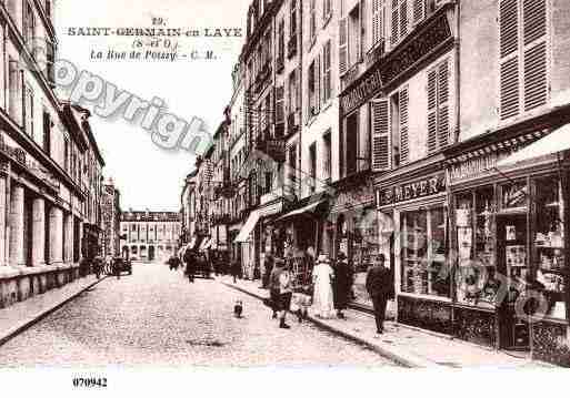 Ville de SAINTGERMAINENLAYE, carte postale ancienne