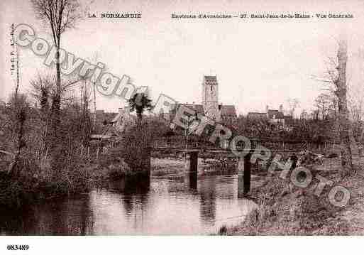 Ville de SAINTJEANDELAHAIZE, carte postale ancienne