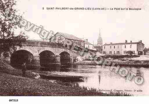 Ville de SAINTPHILBERTDEGRANDLIEU, carte postale ancienne