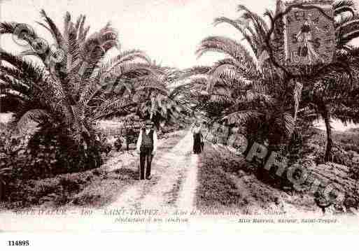 Ville de SAINTTROPEZ, carte postale ancienne