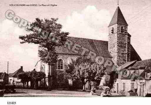 Ville de SAINTECOLOMBESURLOING, carte postale ancienne