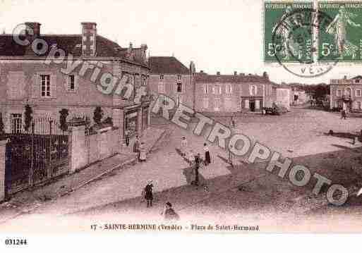 Ville de SAINTEHERMINE, carte postale ancienne