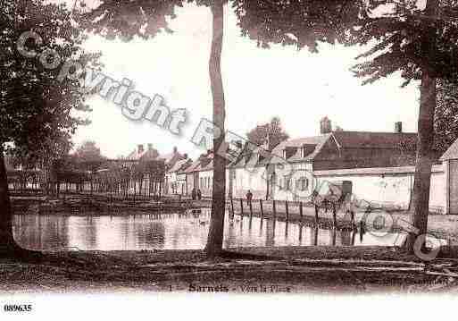 Ville de SARNOIS, carte postale ancienne