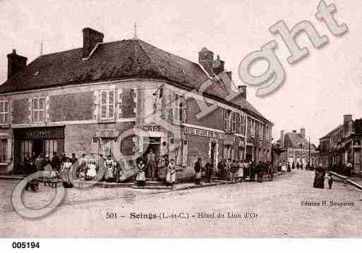 Ville de SOINGSENSOLOGNE, carte postale ancienne