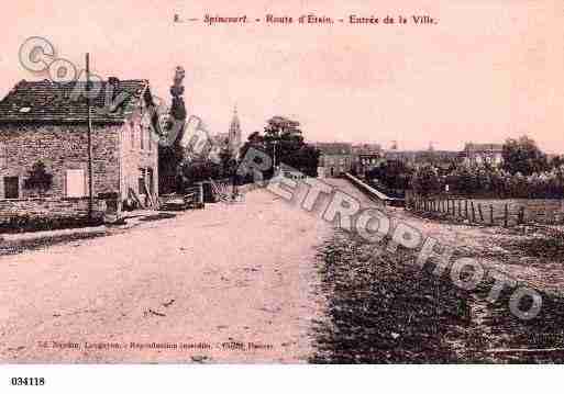 Ville de SPINCOURT, carte postale ancienne