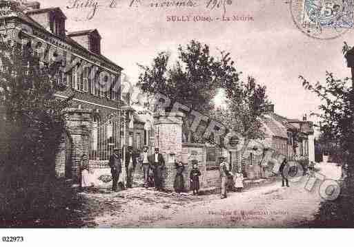 Ville de SULLY, carte postale ancienne