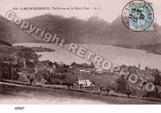 Ville de TALLOIRES, carte postale ancienne