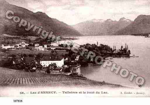 Ville de TALLOIRES, carte postale ancienne