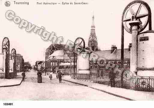 Ville de TOURCOING, carte postale ancienne