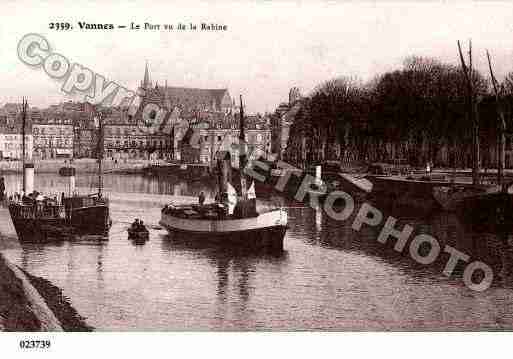 Ville de VANNES, carte postale ancienne Ville de VANNES, carte postale ancienne