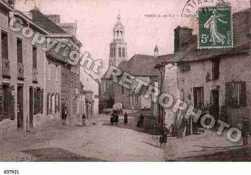 Ville de VERNSURSEICHE, carte postale ancienne