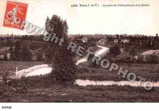 Ville de VERNSURSEICHE, carte postale ancienne