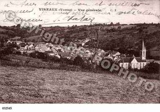 Ville de VIREAUX, carte postale ancienne