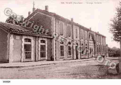 Ville de VISAN, carte postale ancienne