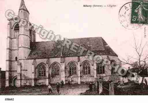 Ville de ALLERY, carte postale ancienne Ville de ALLERY, carte postale ancienne