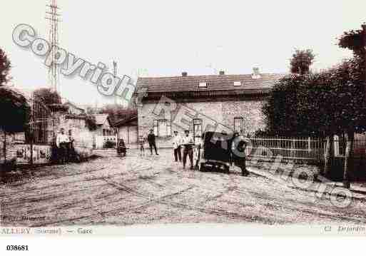Ville de ALLERY, carte postale ancienne Ville de ALLERY, carte postale ancienne