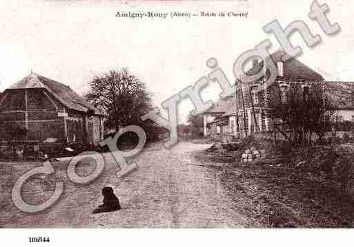 Ville de AMIGNYROUY, carte postale ancienne