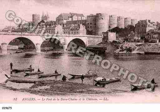 Ville de ANGERS, carte postale ancienne