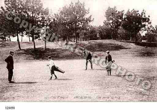 Ville de ARCACHON, carte postale ancienne