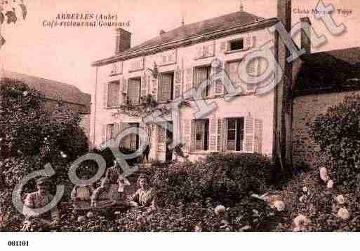 Ville de ARRELLES, carte postale ancienne