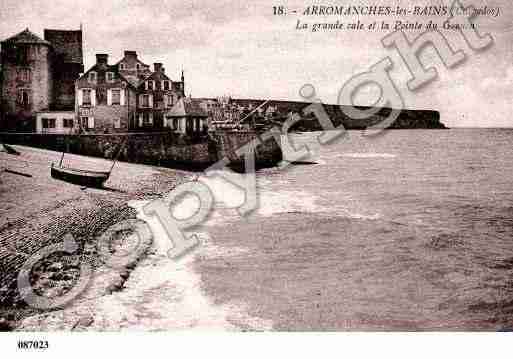 Ville de ARROMANCHESLESBAINS, carte postale ancienne