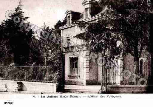 Ville de AUBIERS(LES), carte postale ancienne