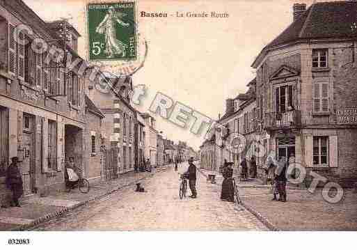 Ville de BASSOU, carte postale ancienne