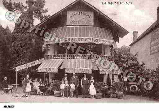 Ville de BAULE(LA), carte postale ancienne