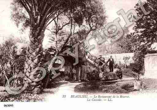 Ville de BEAULIEUSURMER, carte postale ancienne