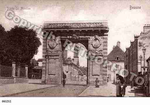 Ville de BEAUNE, carte postale ancienne