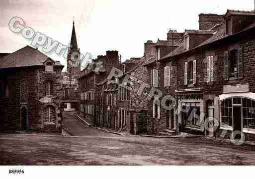 Ville de BECHEREL, carte postale ancienne