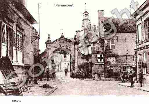 Ville de BLERANCOURT, carte postale ancienne