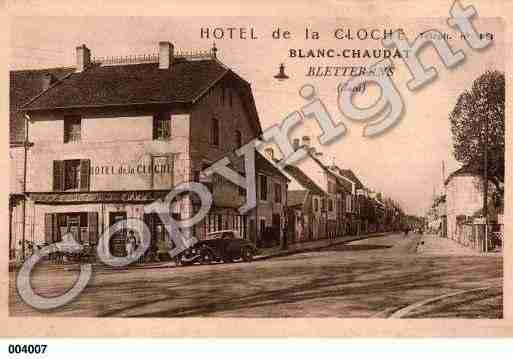 Ville de BLETTERANS, carte postale ancienne