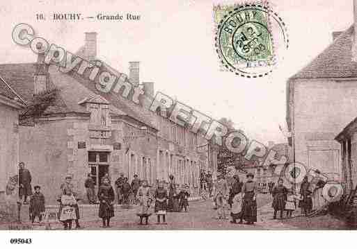 Ville de BOUHY, carte postale ancienne