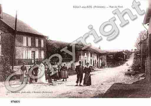 Ville de BOULTAUXBOIS, carte postale ancienne