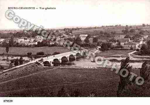 Ville de BOURGCHARENTE, carte postale ancienne