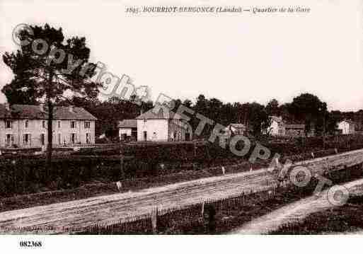 Ville de BOURRIOTBERGONCE, carte postale ancienne Ville de BOURRIOTBERGONCE, carte postale ancienne