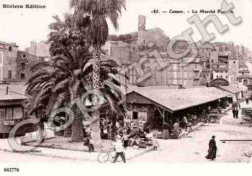 Ville de CANNES, carte postale ancienne